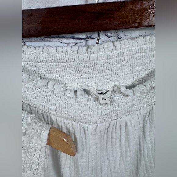 2 Piece Aerie White Sleeveless Top and Shorts Set 100% cotton - Picture 4 of 12